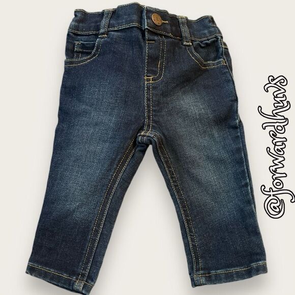 Bundle Sale 3 for $15 | Garanimals 3-6 M Denim Jeans - Picture 1 of 7